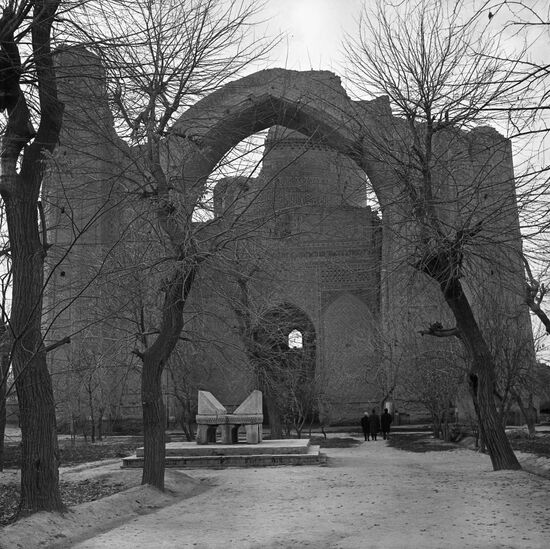 Ruins of Bibi-Khanym Mosque in Samarkand