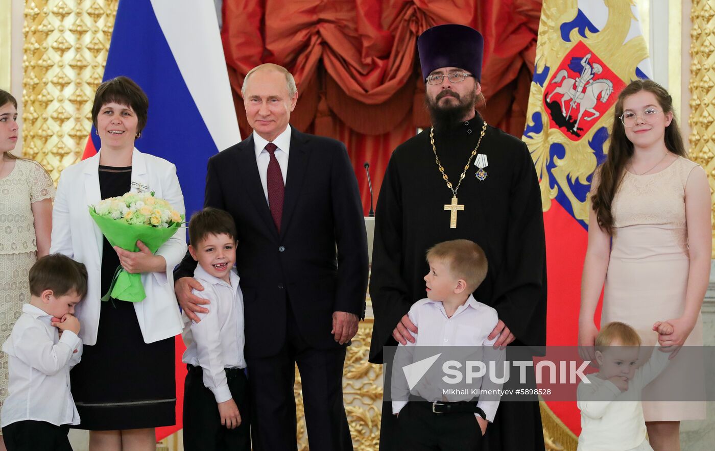 Russia Putin Family Awards