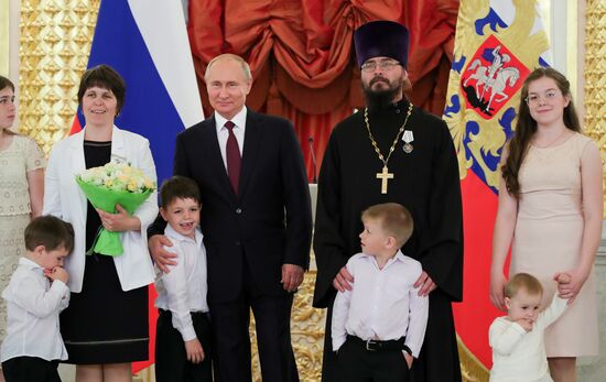 Russia Putin Family Awards