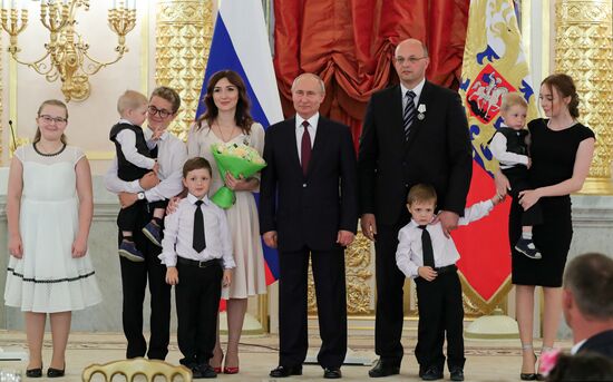 Russia Putin Family Awards
