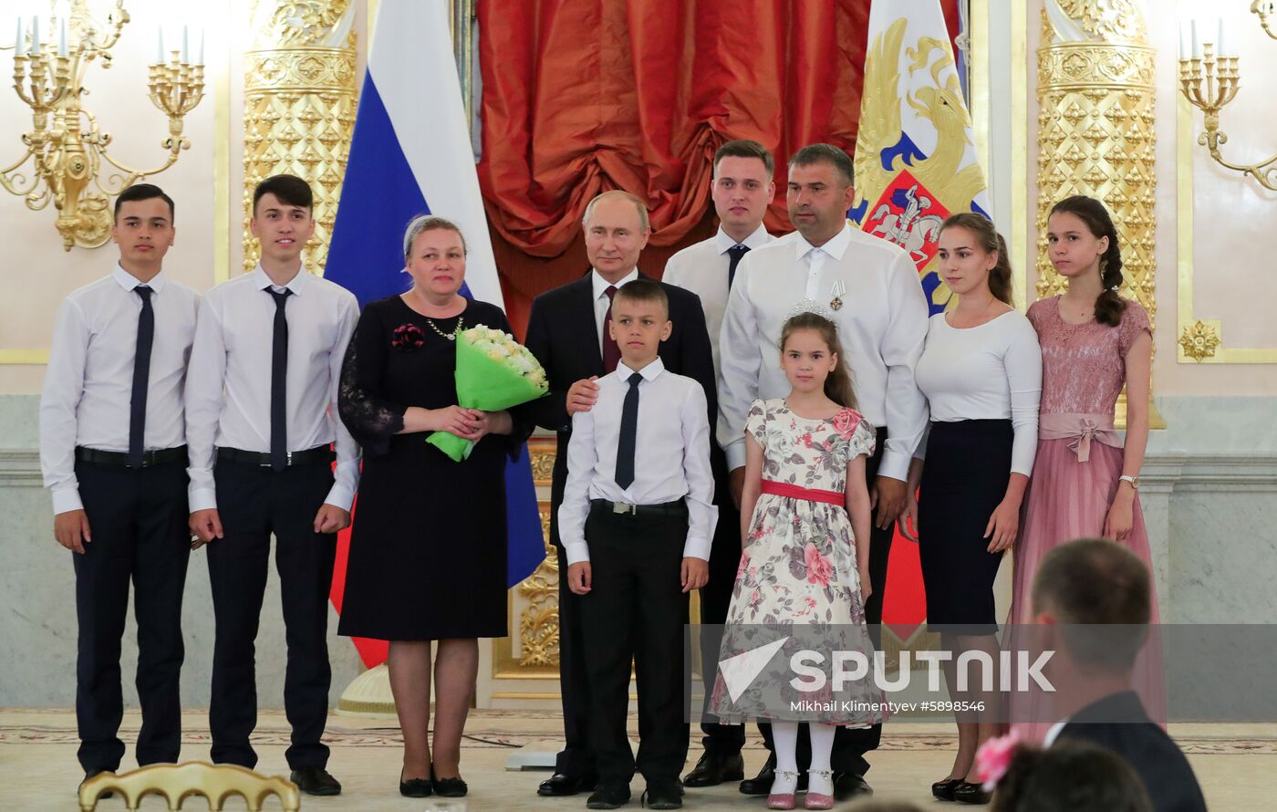 Russia Putin Family Awards