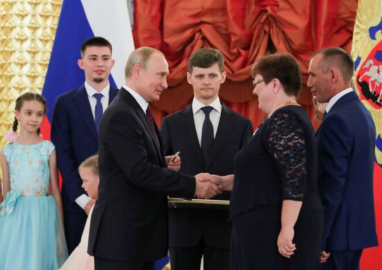 Russia Putin Family Awards