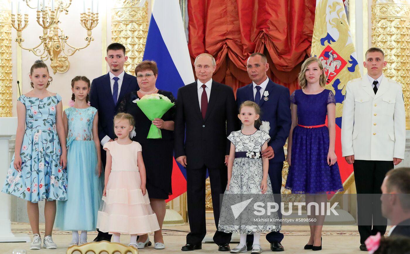 Russia Putin Family Awards