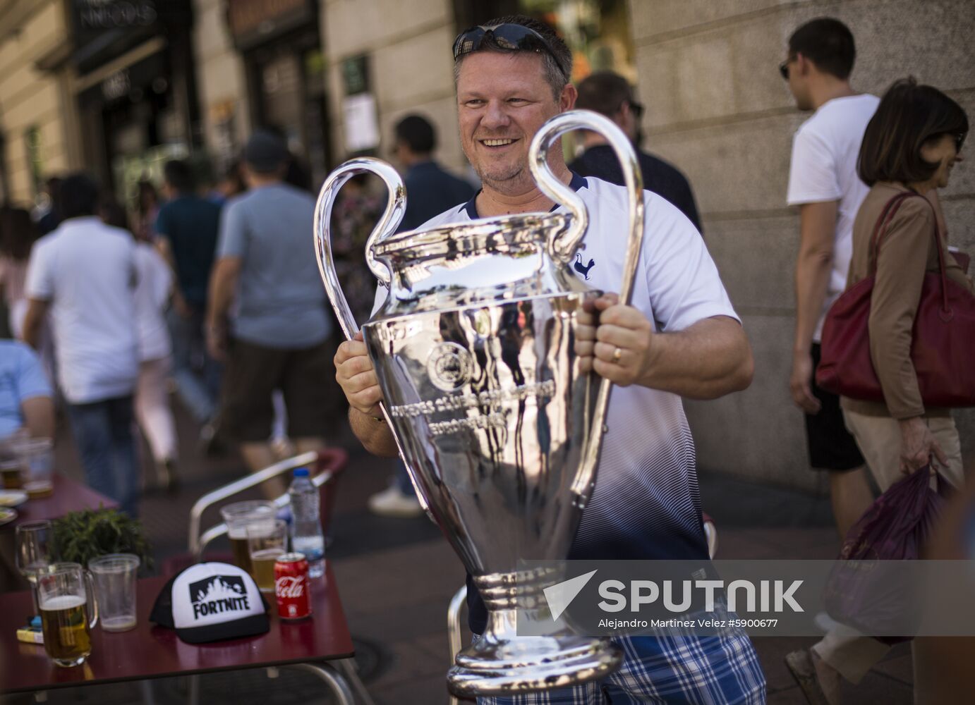 Spain Soccer Champions League Final Fans
