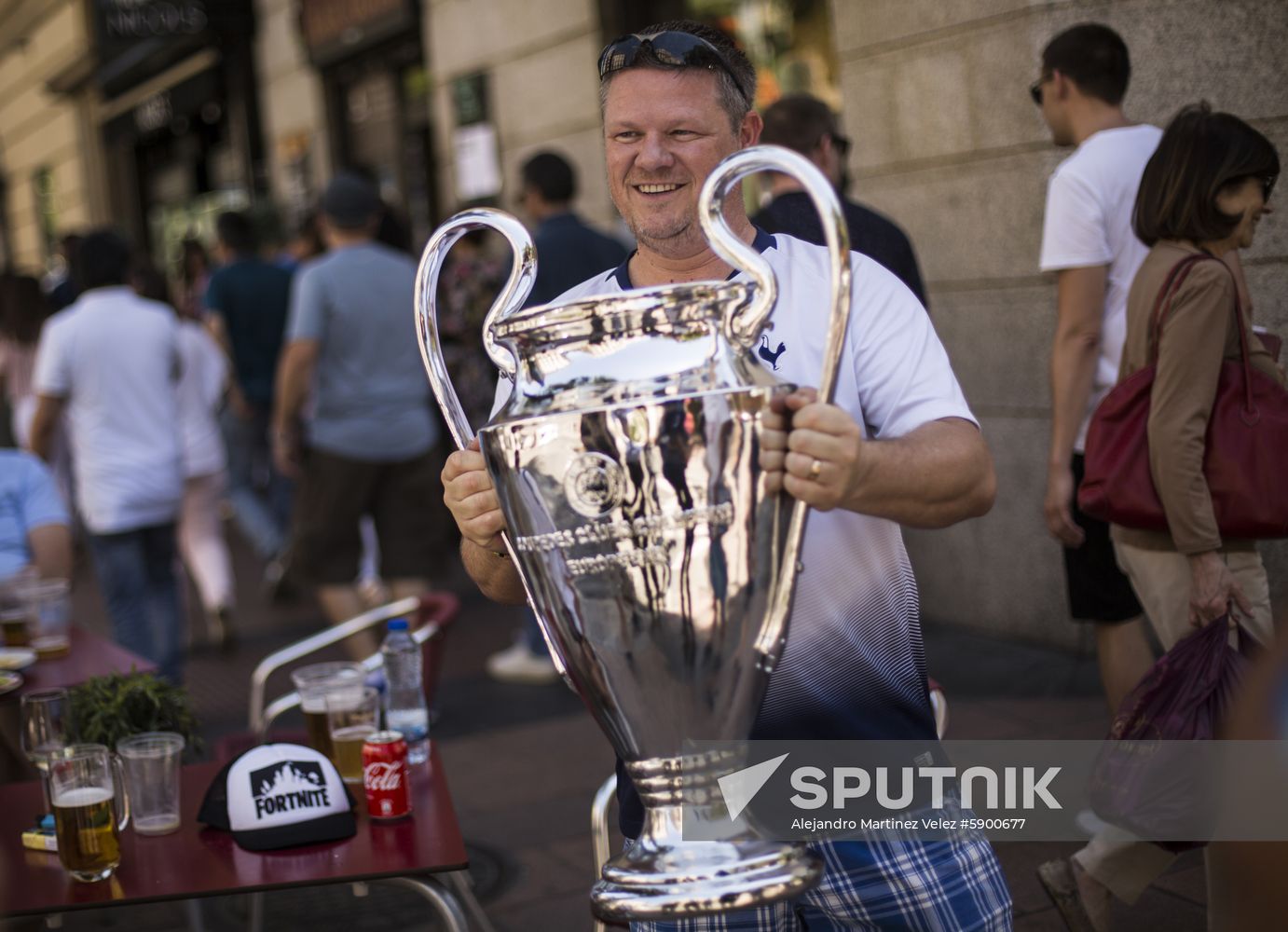 Spain Soccer Champions League Final Fans