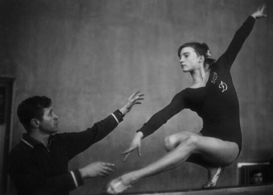 Gymnast Larisa Petrik