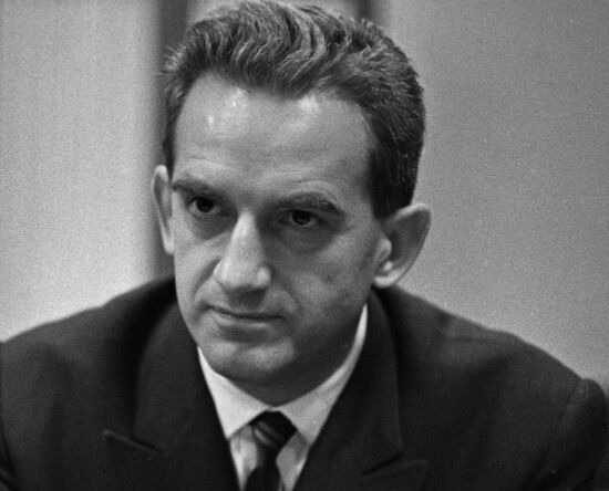 French Minister of Information Alain Peyrefitte