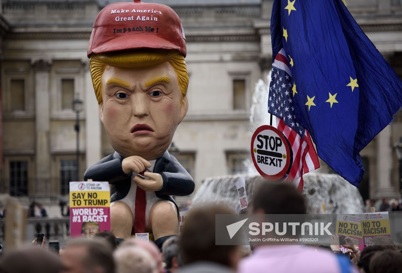 Great Britain Trump Protests