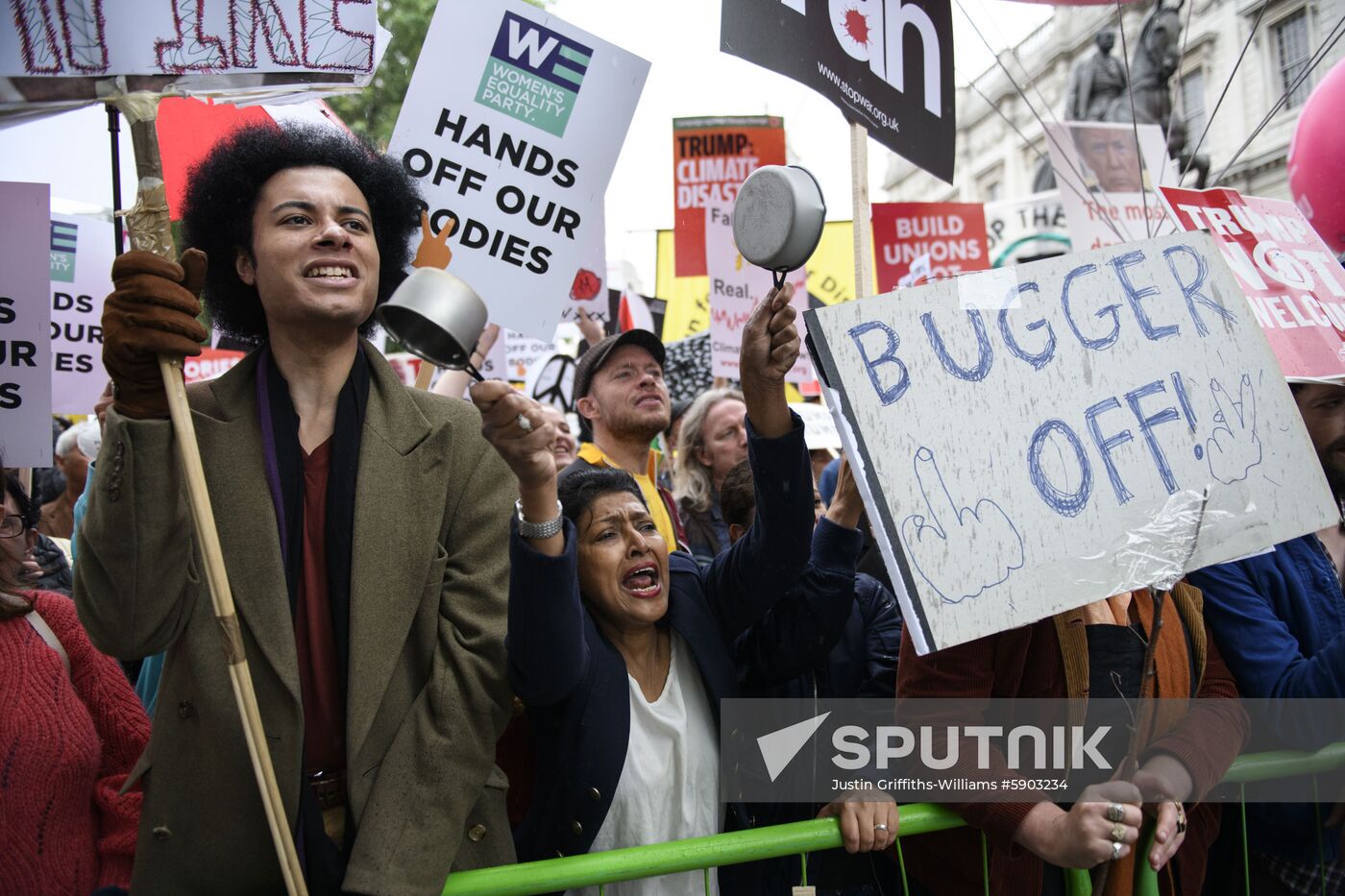 Great Britain Trump Protests