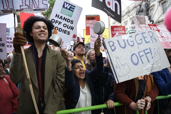 Great Britain Trump Protests