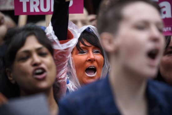 Great Britain Trump Protests