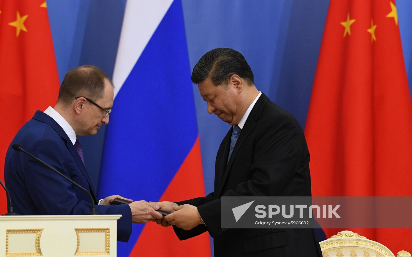 Russia China