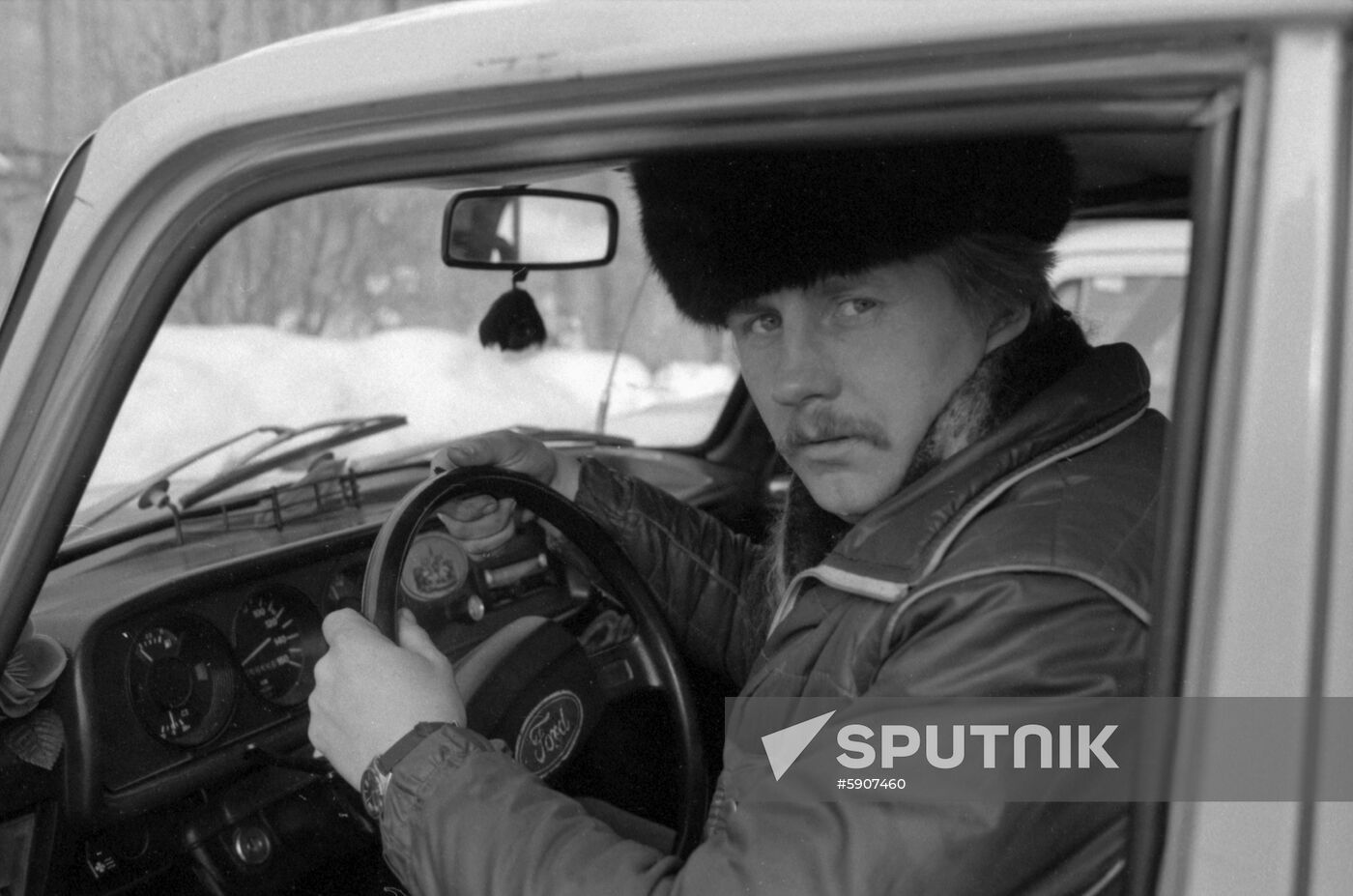 Free-lance taxi driver V. Strod