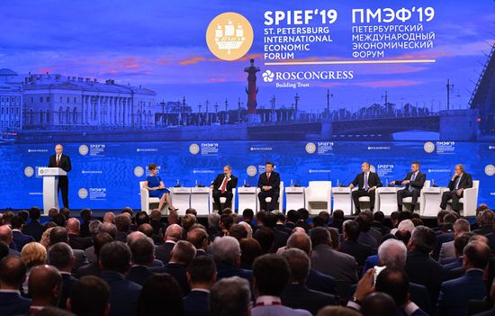 Russia St.Petersburg Economic Forum