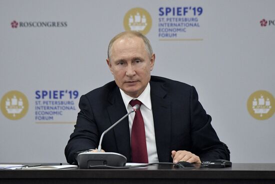 Russia St.Petersburg Economic Forum