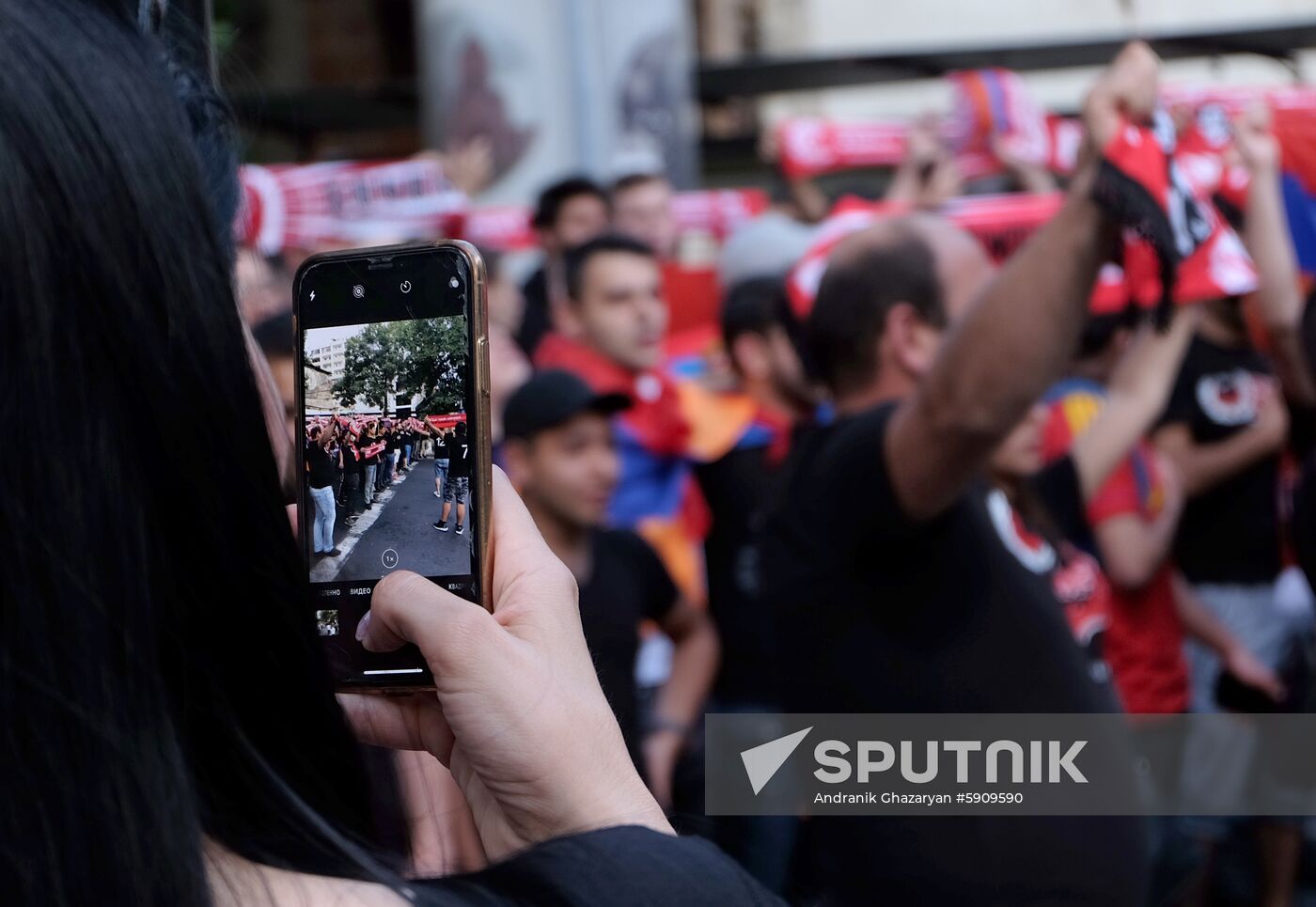 Armenia Soccer Euro 2020 Qualifier Armenia - Liechtenstein