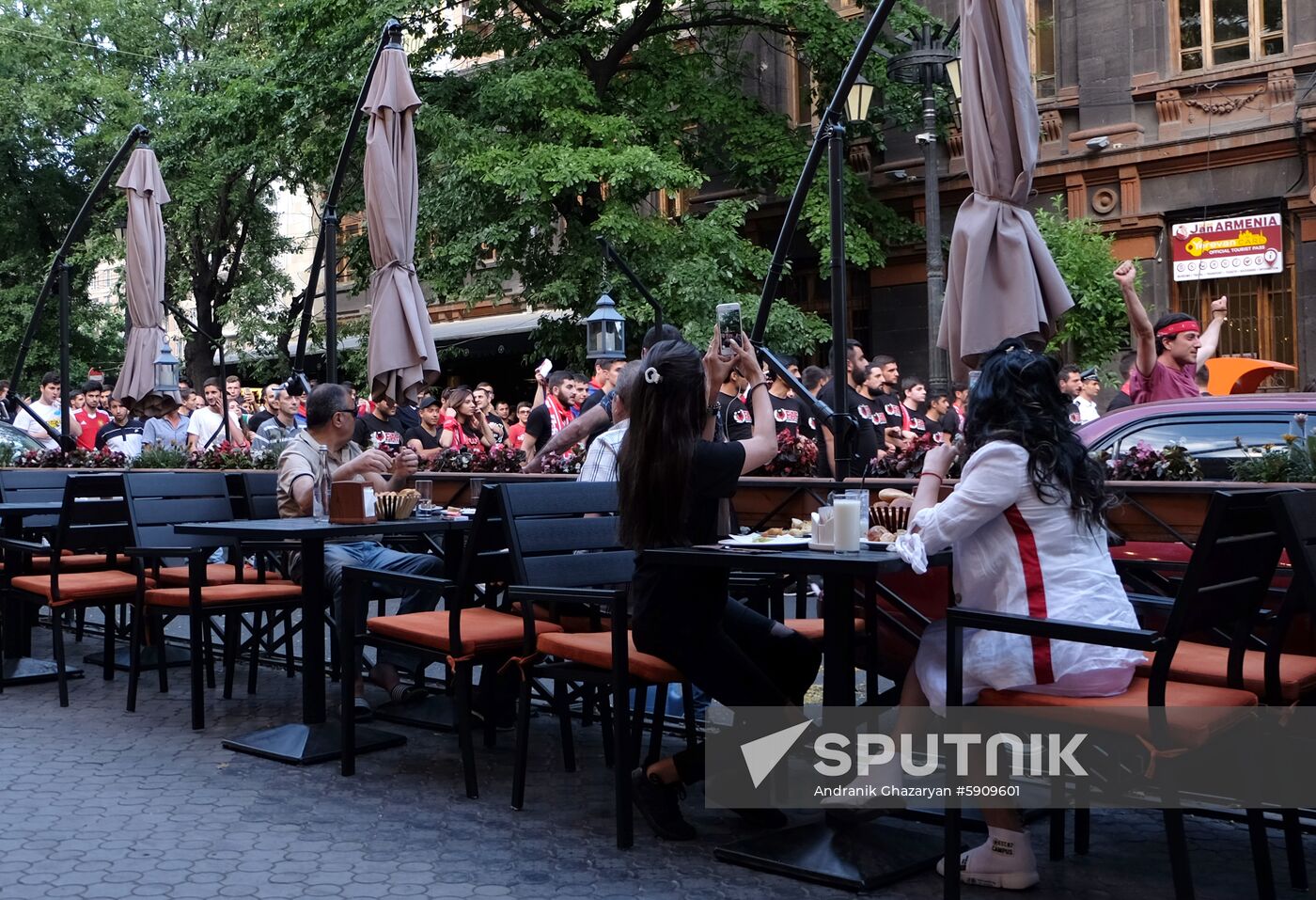 Armenia Soccer Euro 2020 Qualifier Armenia - Liechtenstein