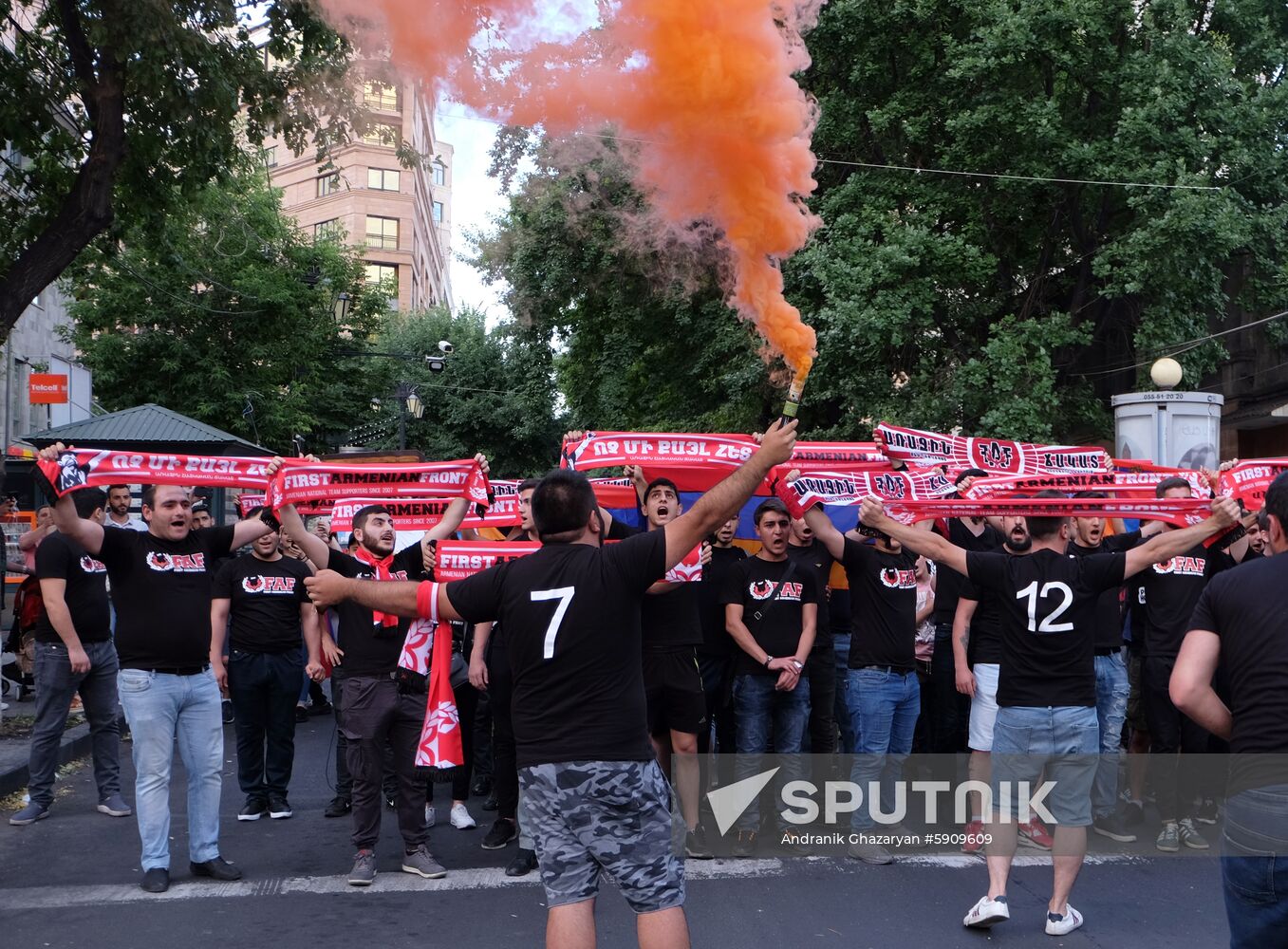 Armenia Soccer Euro 2020 Qualifier Armenia - Liechtenstein