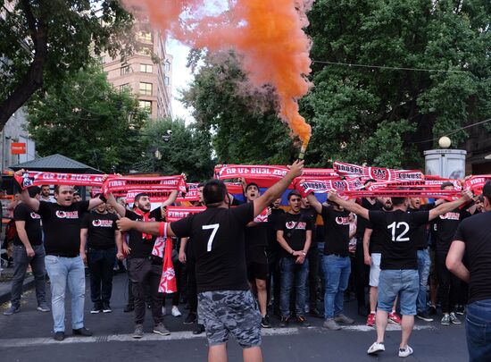 Armenia Soccer Euro 2020 Qualifier Armenia - Liechtenstein