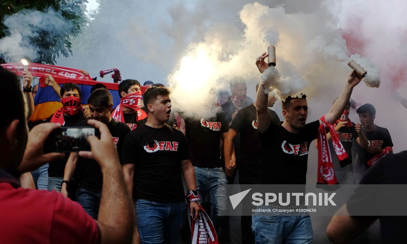Armenia Soccer Euro 2020 Qualifier Armenia - Liechtenstein