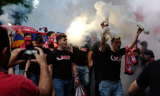 Armenia Soccer Euro 2020 Qualifier Armenia - Liechtenstein
