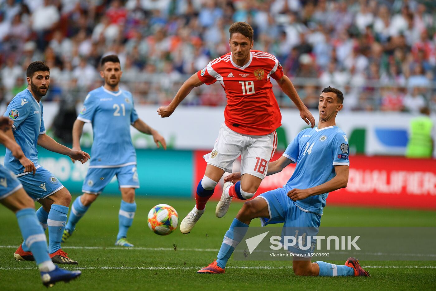 Russia Soccer Euro 2020 Qualifier Russia - San Marino