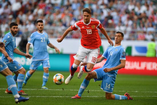 Russia Soccer Euro 2020 Qualifier Russia - San Marino