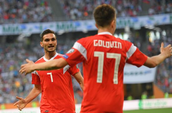 Russia Soccer Euro 2020 Qualifier Russia - San Marino