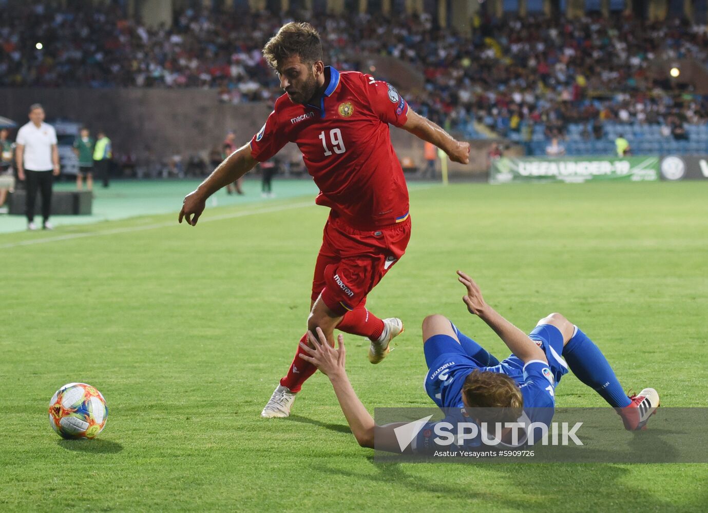 Armenia Soccer Euro 2020 Qualifier Armenia - Liechtenstein