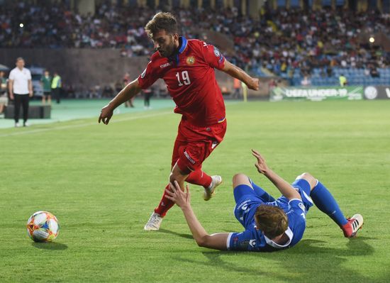 Armenia Soccer Euro 2020 Qualifier Armenia - Liechtenstein
