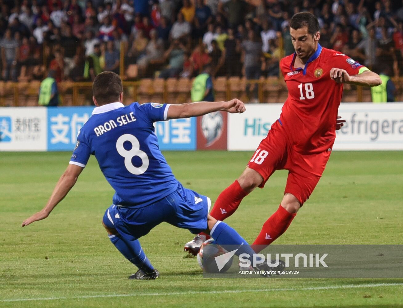 Armenia Soccer Euro 2020 Qualifier Armenia - Liechtenstein