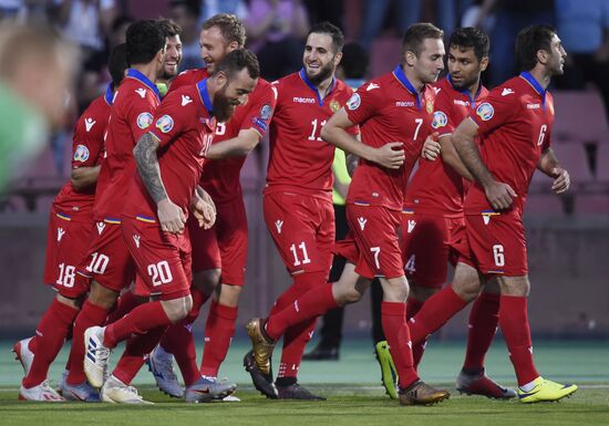 Armenia Soccer Euro 2020 Qualifier Armenia - Liechtenstein