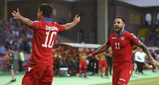 Armenia Soccer Euro 2020 Qualifier Armenia - Liechtenstein