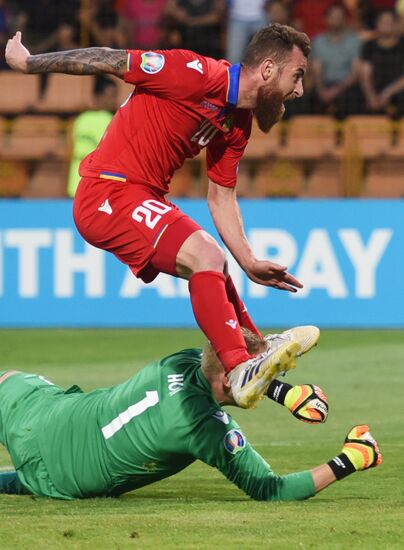 Armenia Soccer Euro 2020 Qualifier Armenia - Liechtenstein