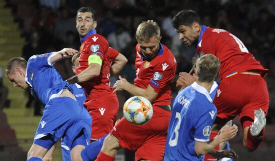 Armenia Soccer Euro 2020 Qualifier Armenia - Liechtenstein