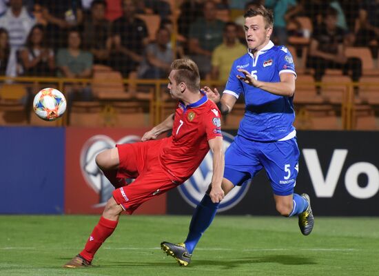 Armenia Soccer Euro 2020 Qualifier Armenia - Liechtenstein