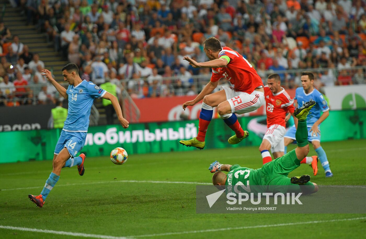 Russia Soccer Euro 2020 Qualifier Russia - San Marino