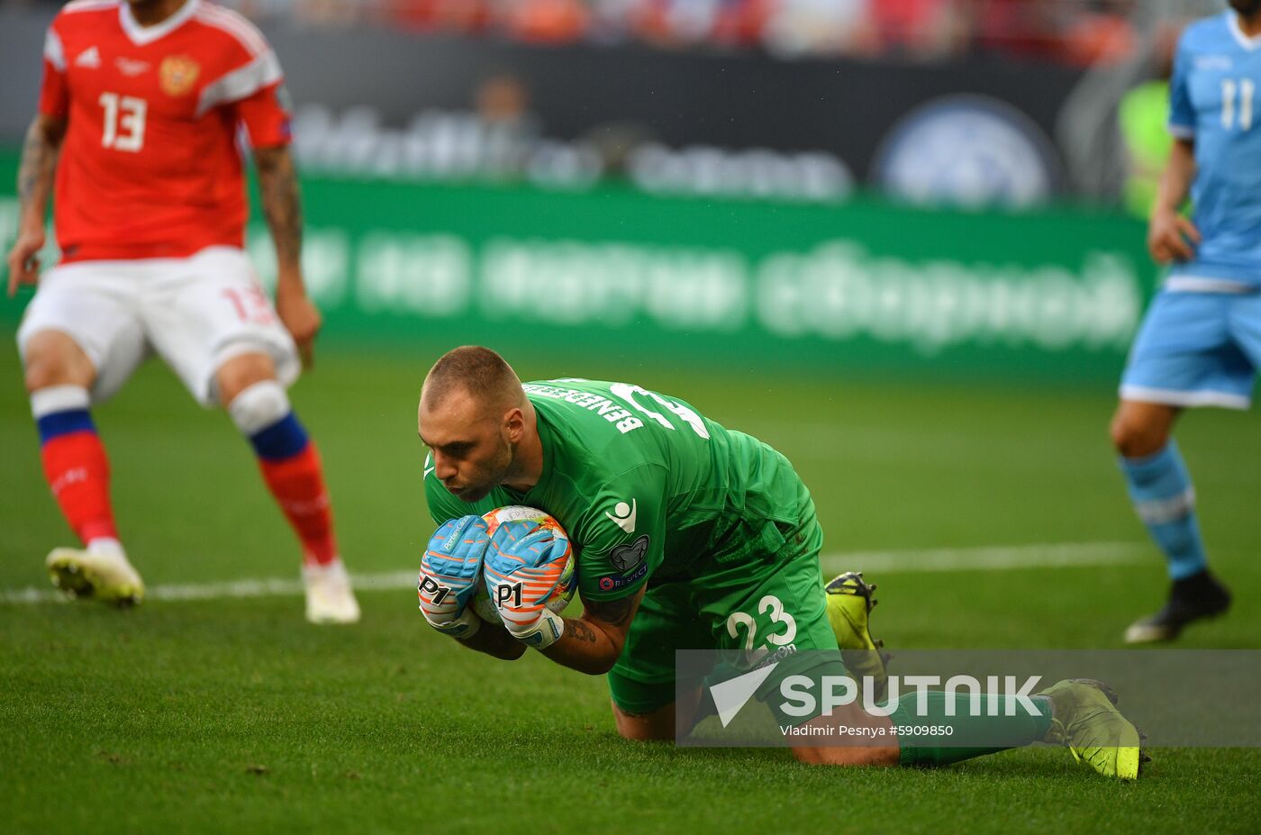 Russia Soccer Euro 2020 Qualifier Russia - San Marino