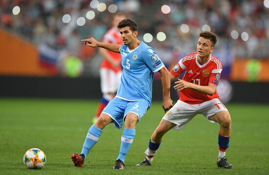 Russia Soccer Euro 2020 Qualifier Russia - San Marino