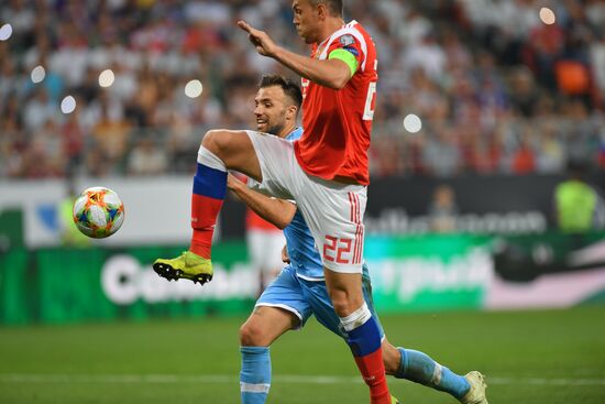 Russia Soccer Euro 2020 Qualifier Russia - San Marino