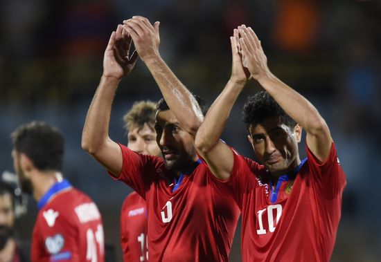 Armenia Soccer Euro 2020 Qualifier Armenia - Liechtenstein