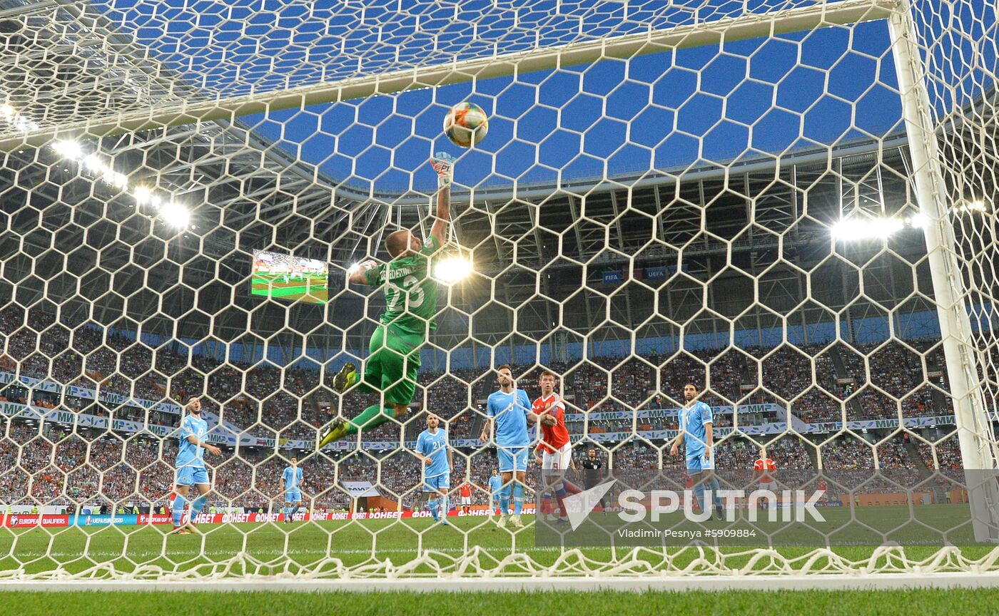 Russia Soccer Euro 2020 Qualifier Russia - San Marino