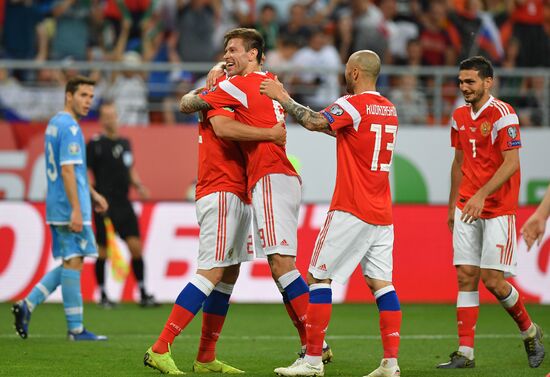 Russia Soccer Euro 2020 Qualifier Russia - San Marino