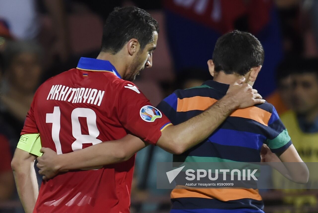 Armenia Soccer Euro 2020 Qualifier Armenia - Liechtenstein