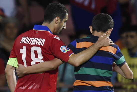 Armenia Soccer Euro 2020 Qualifier Armenia - Liechtenstein