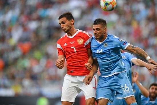 Russia Soccer Euro 2020 Qualifier Russia - San Marino