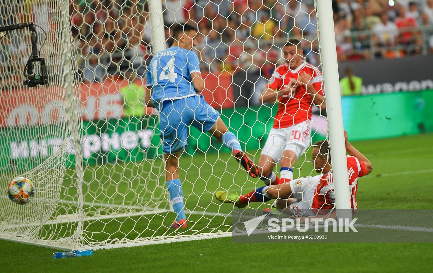 Russia Soccer Euro 2020 Qualifier Russia - San Marino