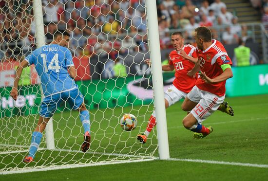 Russia Soccer Euro 2020 Qualifier Russia - San Marino