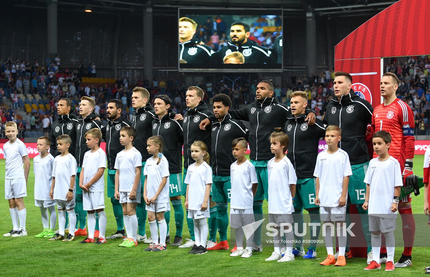 Belarus Soccer Euro 2020 Qualifier Belarus - Germany