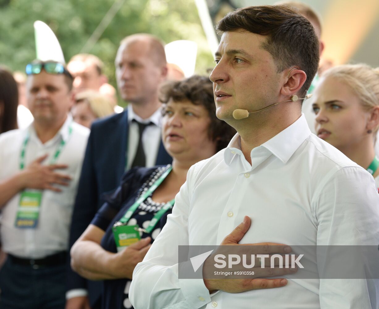 Ukraine Parliamentary Election Servant of People